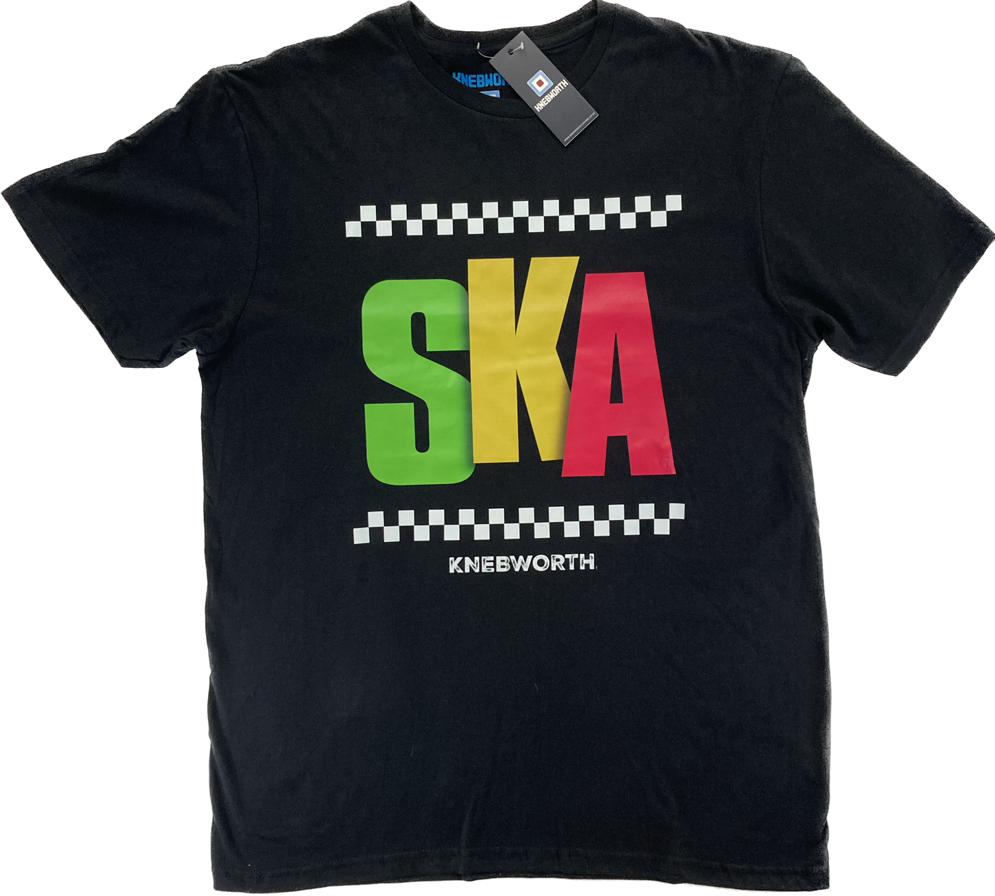 Knebworth Lightweight Tee- Black - SKA