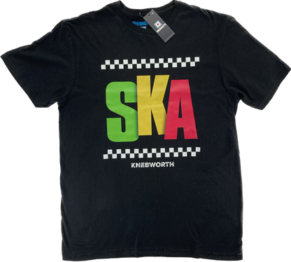 Knebworth Lightweight Tee- Black - SKA