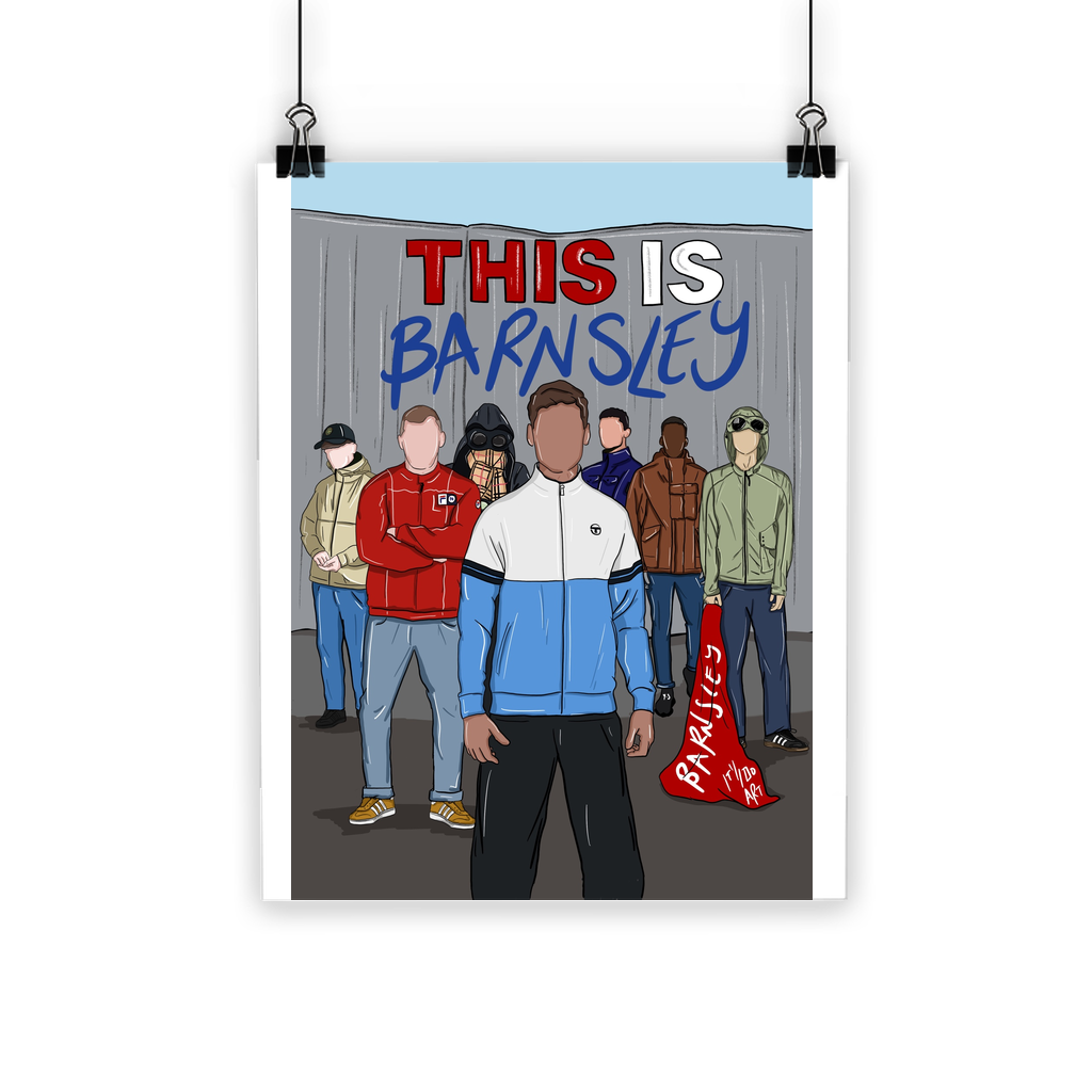 This is England This is Barnsley Classic Poster