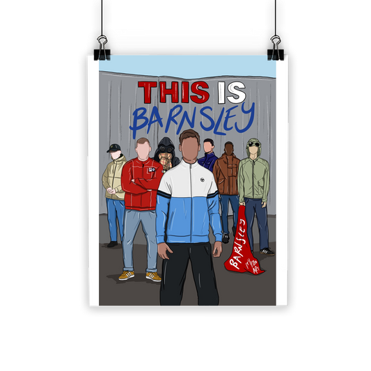 This is England This is Barnsley Classic Poster