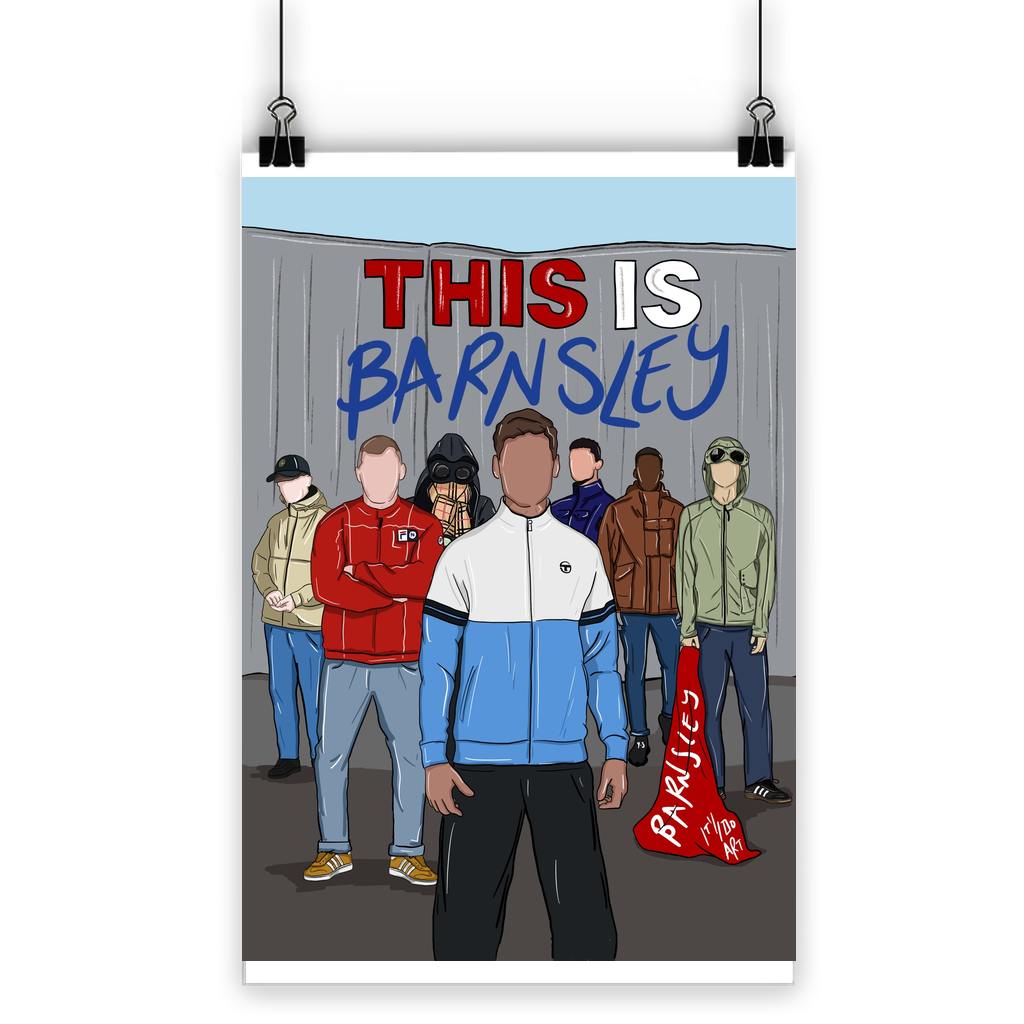 This is England This is Barnsley Classic Poster