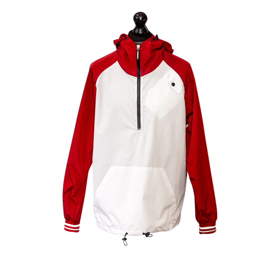 Knebworth - Overhead Red/White Smock