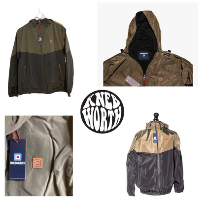 Knebworth - Macho lightweight Jacket - Khaki/Black