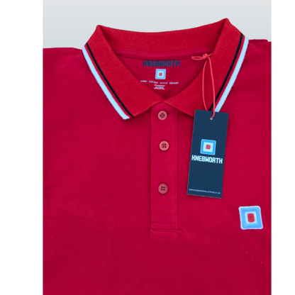 Knebworth Flavour - Deep Red/Black/White - Slim Fit