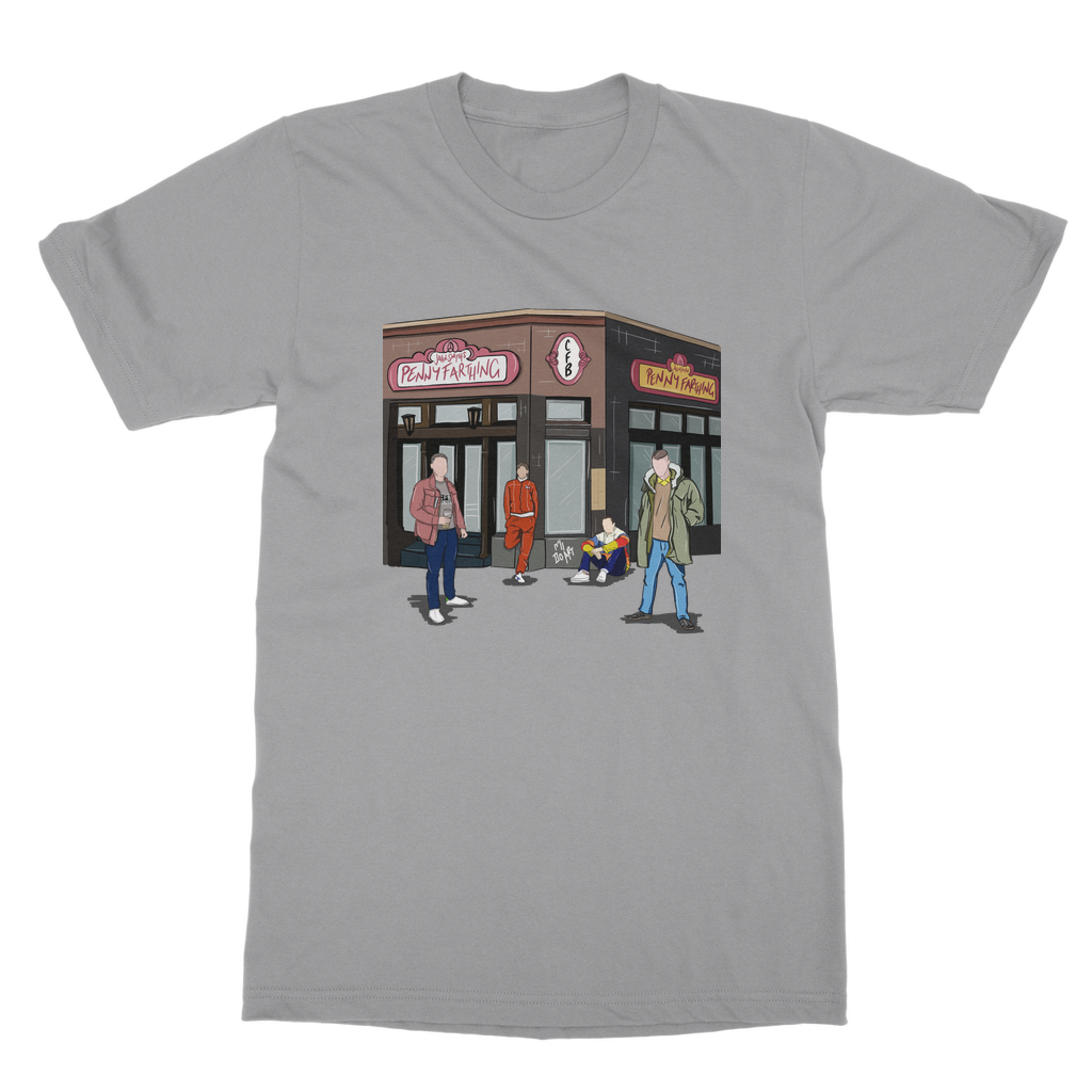 PF white Casual From Birth Penny Farthing Tee